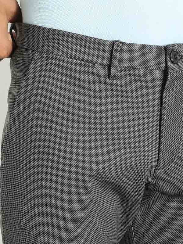 Men Urban Fit Polyester Blend Trouser