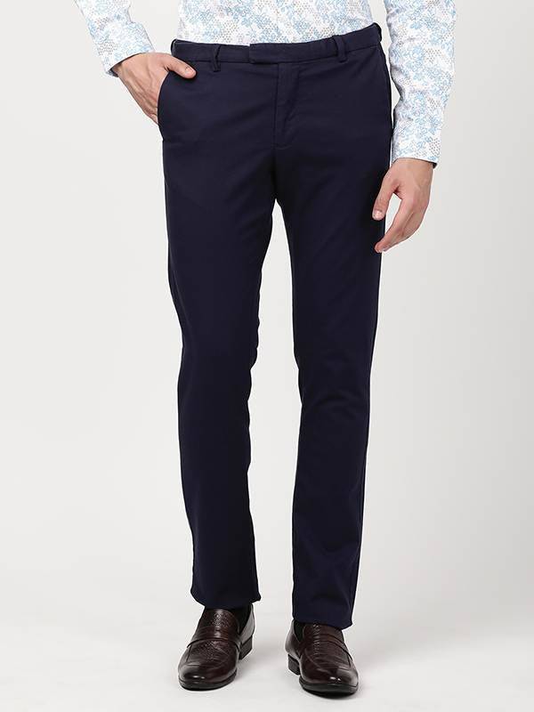 Men Brooklyn Fit Cotton Stretch Trouser