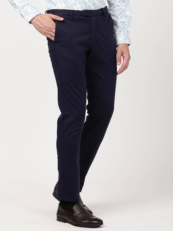 Men Brooklyn Fit Cotton Stretch Trouser