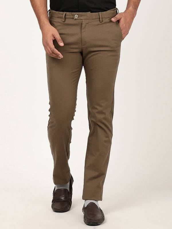 Men Brooklyn Fit Cotton Stretch Trouser