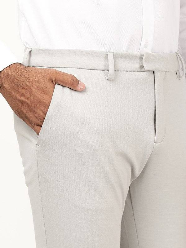 Men Urban Fit Polyester Blend Trouser