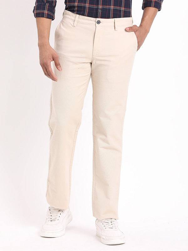 Men Kansas Fit Cotton Stretch Trouser