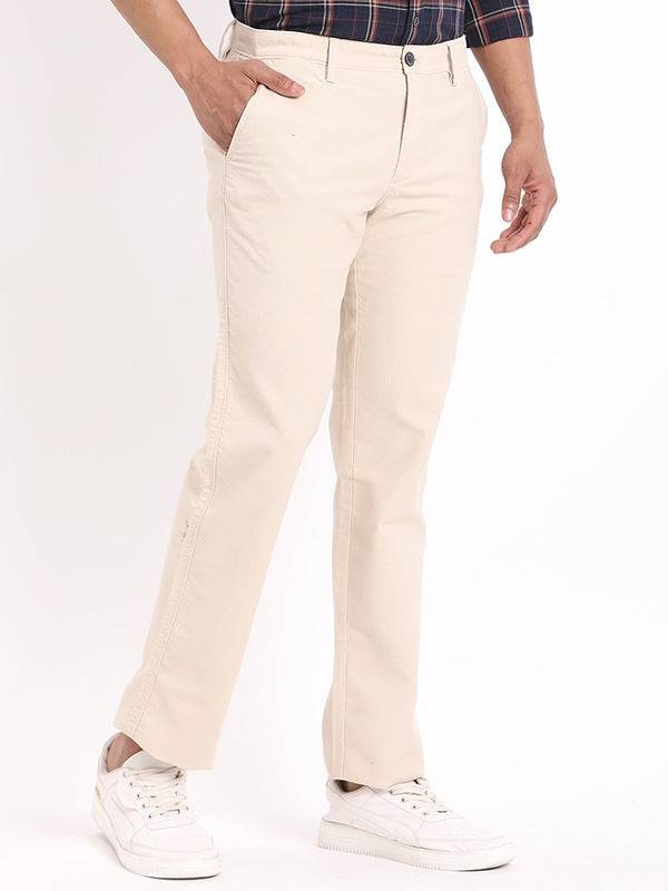 Men Kansas Fit Cotton Stretch Trouser