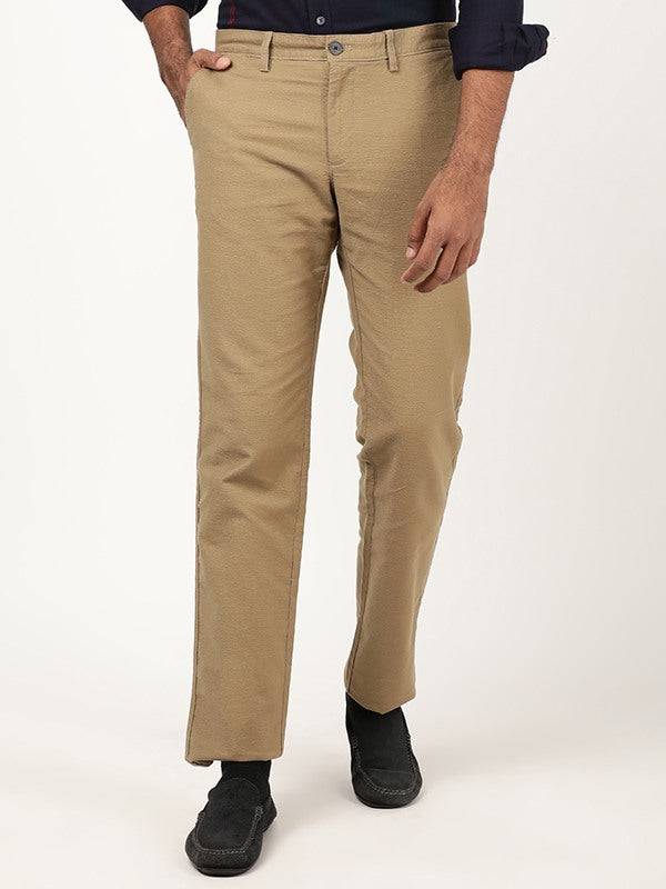Men Kansas Fit Cotton Stretch Trouser
