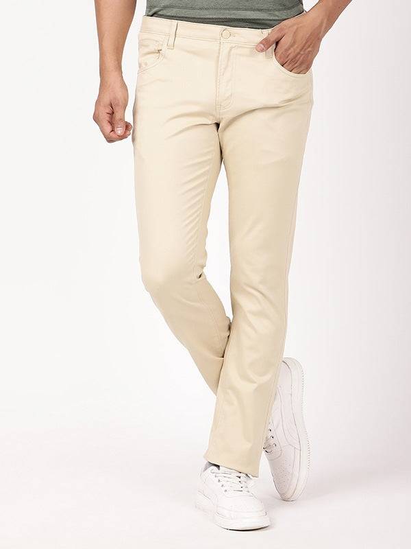 Men Brooklyn Fit Cotton Stretch Trouser