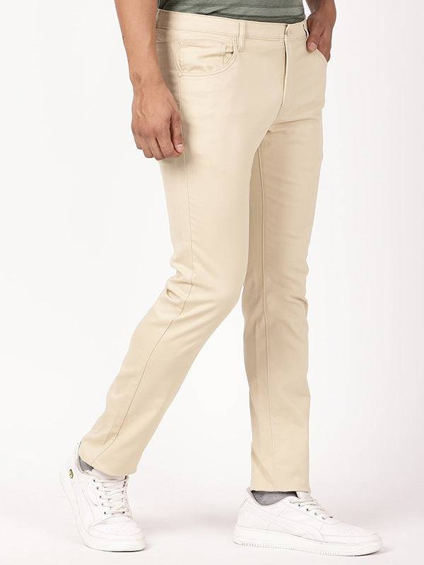 Men Brooklyn Fit Cotton Stretch Trouser