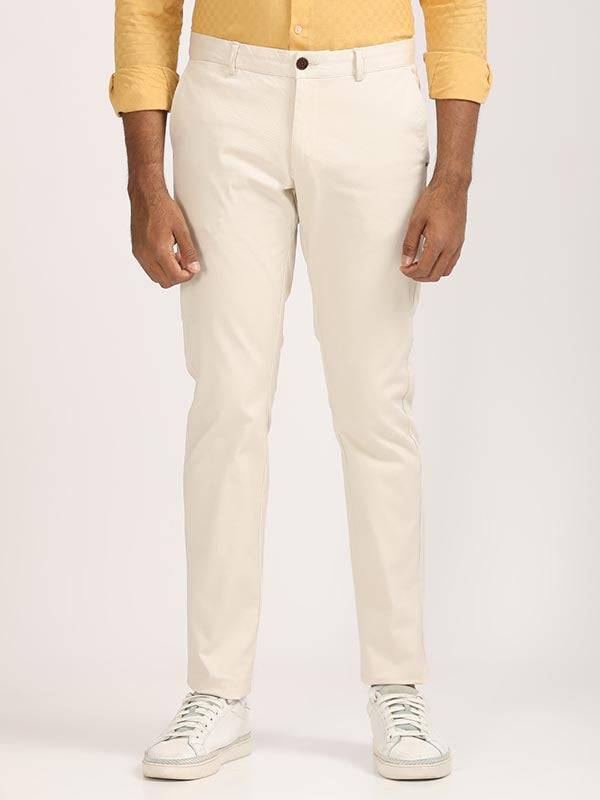 Men Brooklyn Fit Cotton Stretch Trouser