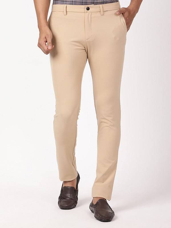 Men Urban Fit Polyester Blend Trouser