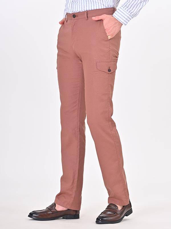 Men Kansas Fit Cotton Trouser