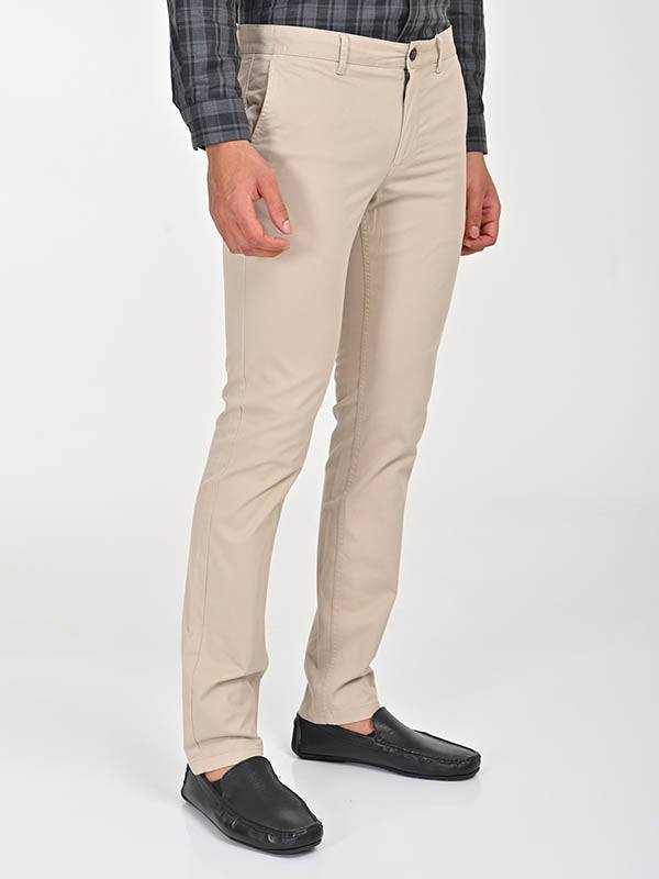 Men Brooklyn Fit Cotton Stretch Trouser