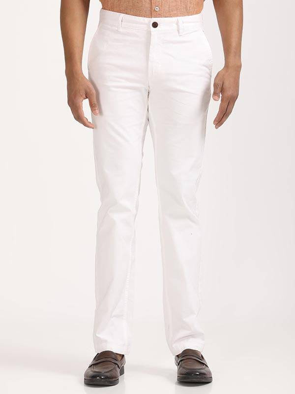 Men Brooklyn Fit Cotton Stretch Trouser
