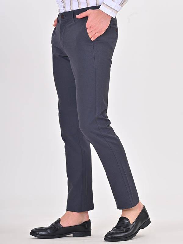 Men Brooklyn Fit Cotton Stretch Trouser