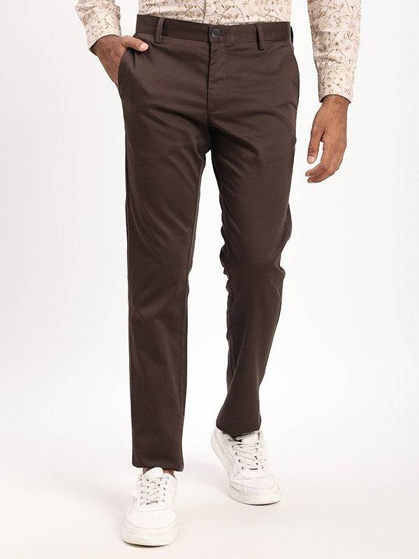 Men Brooklyn Fit Cotton Stretch Trouser