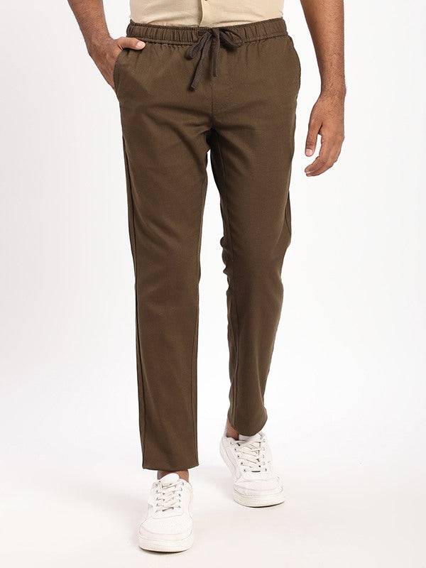 Men Brooklyn Fit Cotton Stretch Trouser