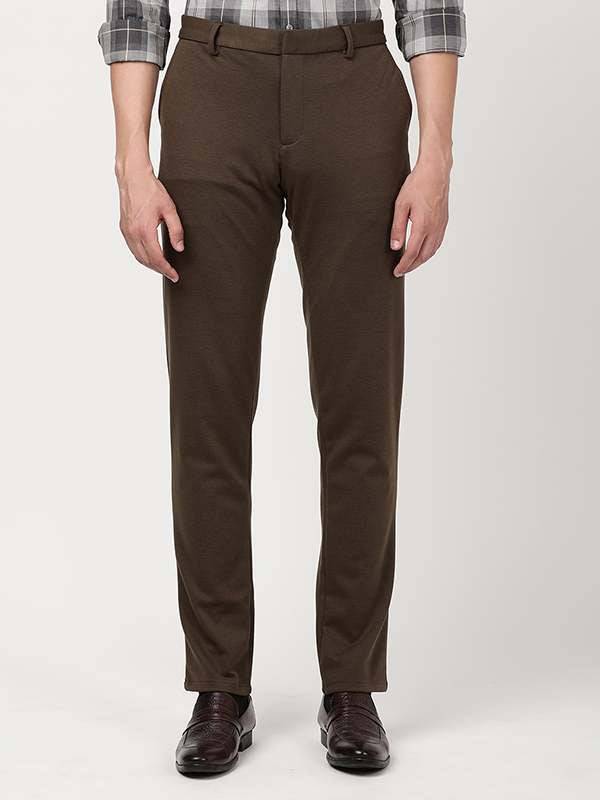 Men Urban Fit Polyester Blend Trouser