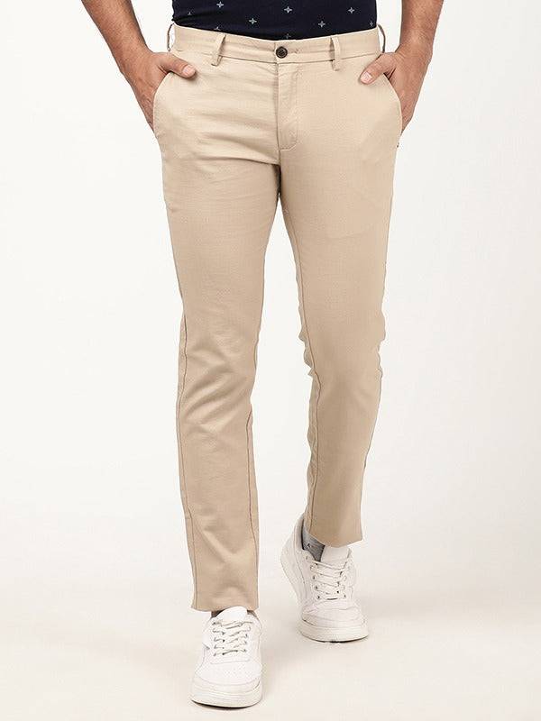 Men Brooklyn Fit Cotton Stretch Trouser
