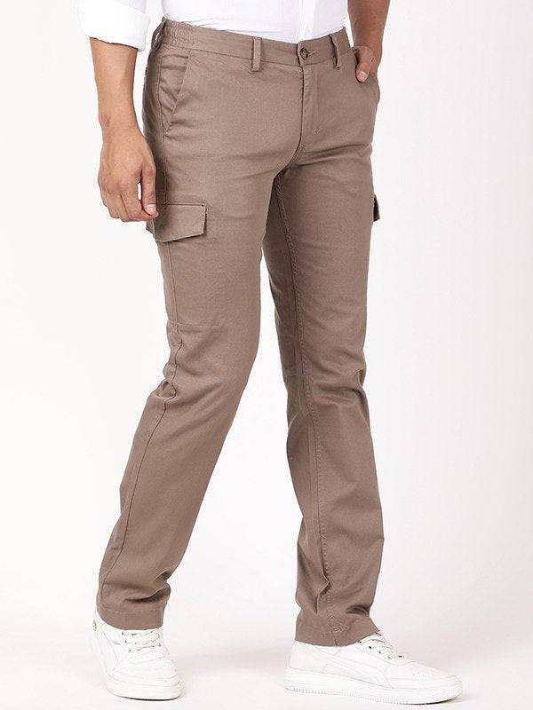 Men Kansas Fit Cotton Stretch Trouser