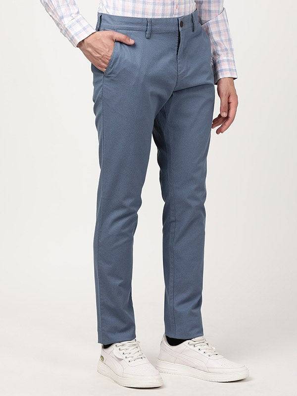 Men Urban Fit Cotton Stretch Trouser