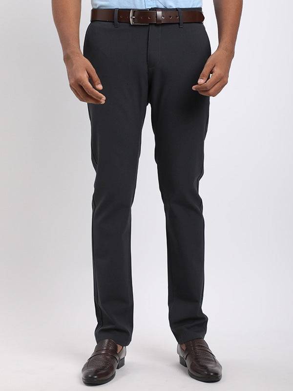 Men Brooklyn Fit Polyester Blend Trouser