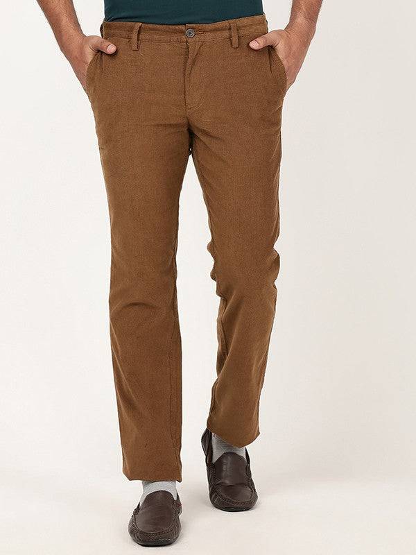Men Kansas Fit Cotton Stretch Trouser