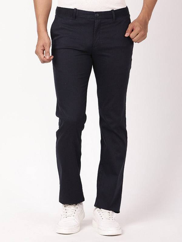 Men Kansas Fit Cotton Stretch Trouser