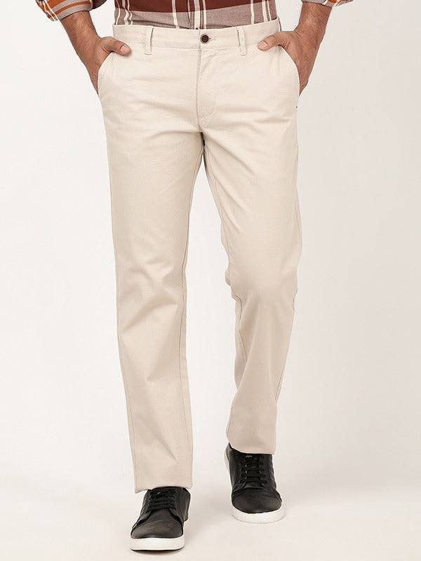 Men Kansas Fit Cotton Stretch Trouser