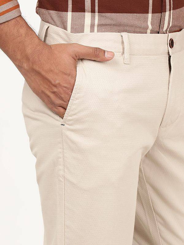 Men Kansas Fit Cotton Stretch Trouser