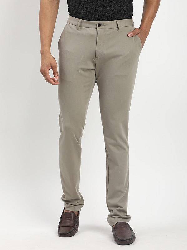 Men Urban Fit Polyester Blend Trouser