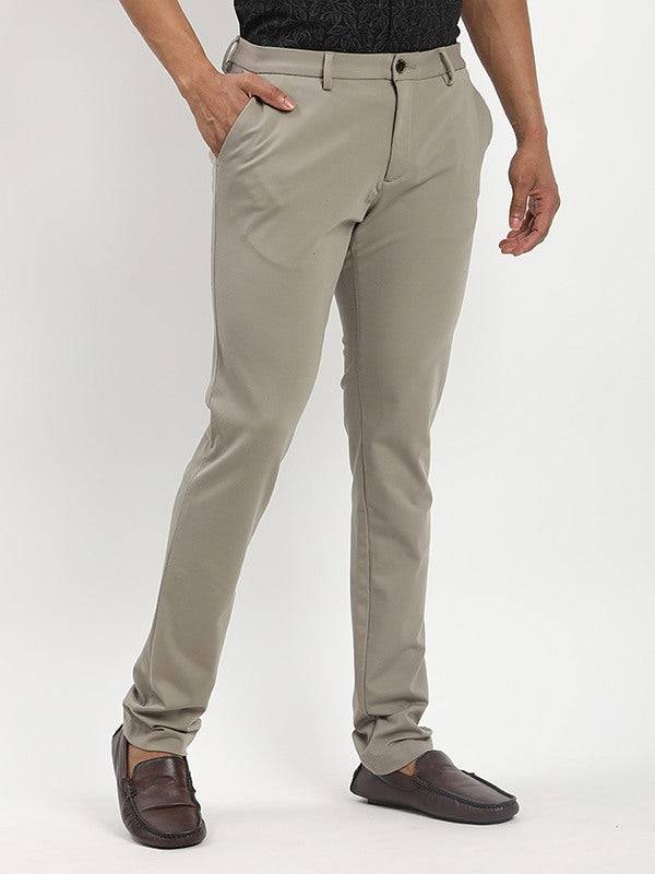 Men Urban Fit Polyester Blend Trouser