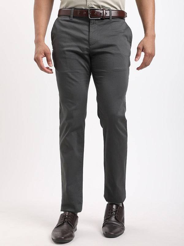 Men Urban Fit Cotton Stretch Trouser