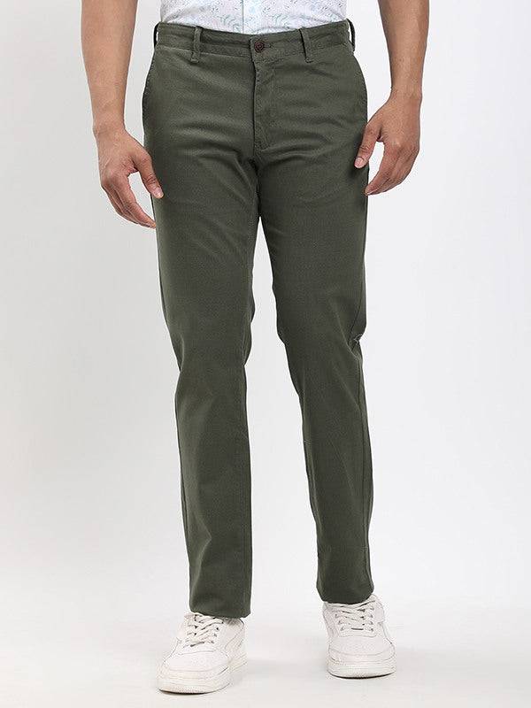 Men Brooklyn Fit Cotton Stretch Trouser