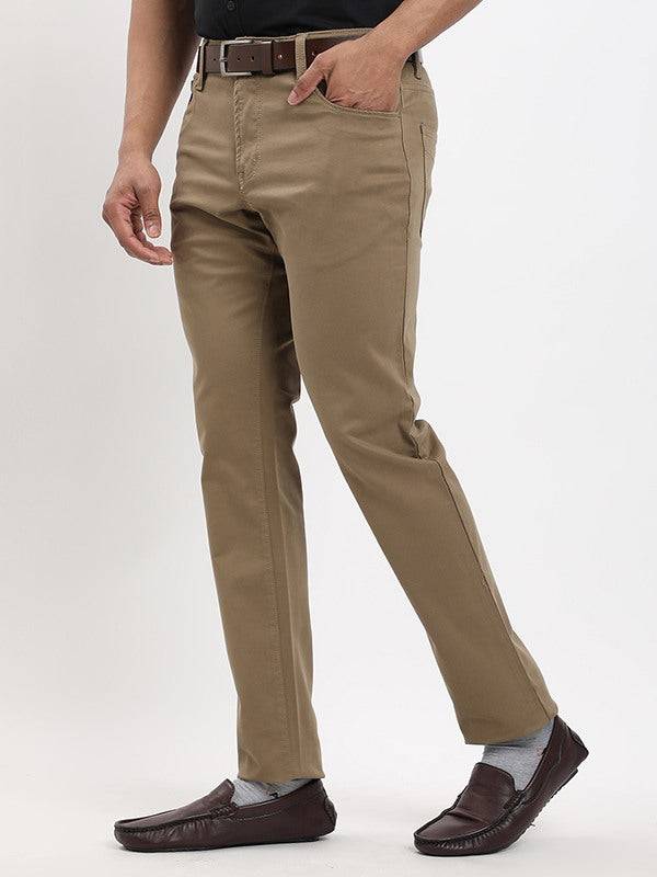 Men Urban Fit Cotton Stretch Trouser