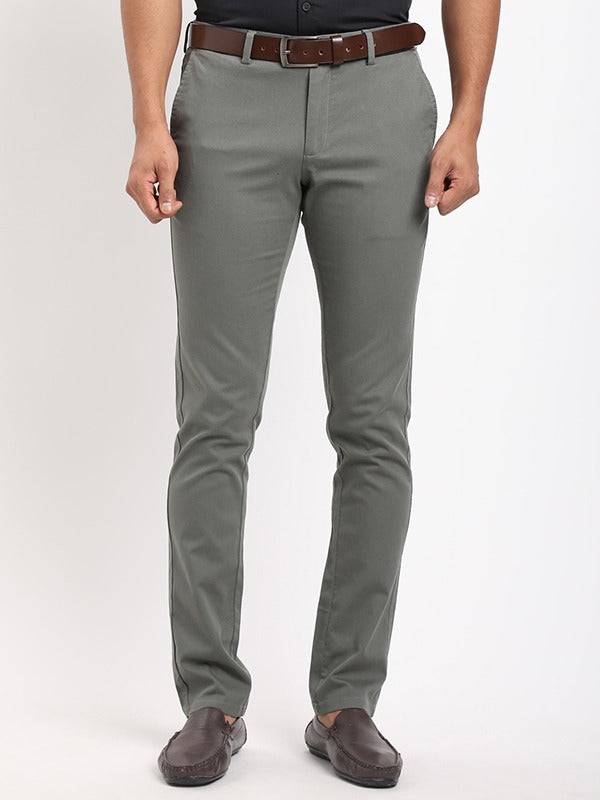 Men Kansas Fit Cotton Stretch Trouser