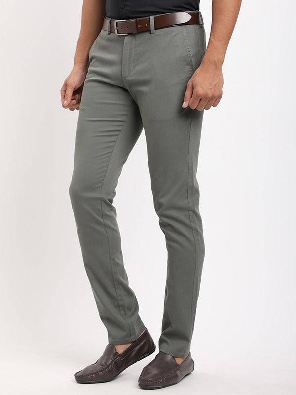 Men Kansas Fit Cotton Stretch Trouser