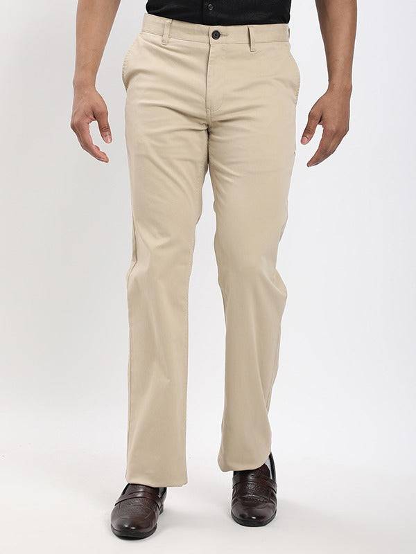 Men Kansas Fit Cotton Stretch Trouser