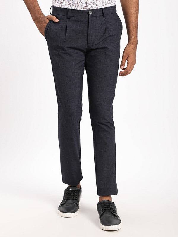 Men Urban Fit Polyester Blend Trouser