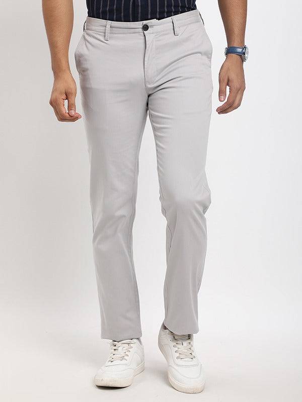 Men Kansas Fit Cotton Stretch Trouser