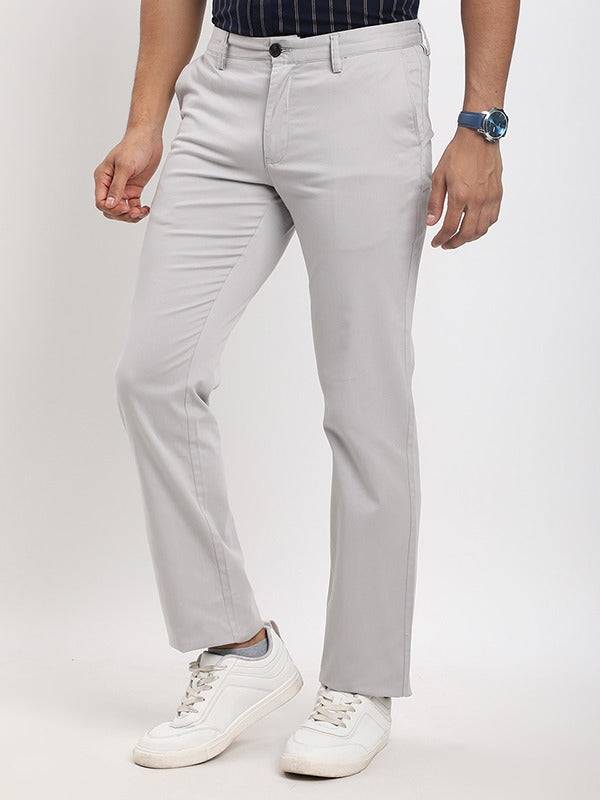 Men Kansas Fit Cotton Stretch Trouser