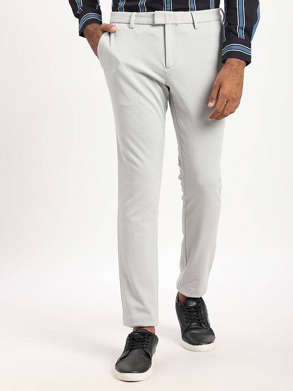 Men Urban Fit Polyester Blend Trouser
