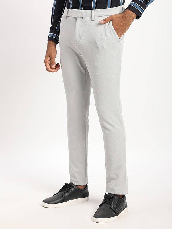 Men Urban Fit Polyester Blend Trouser