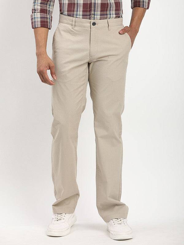 Men Kansas Fit Cotton Stretch Trouser
