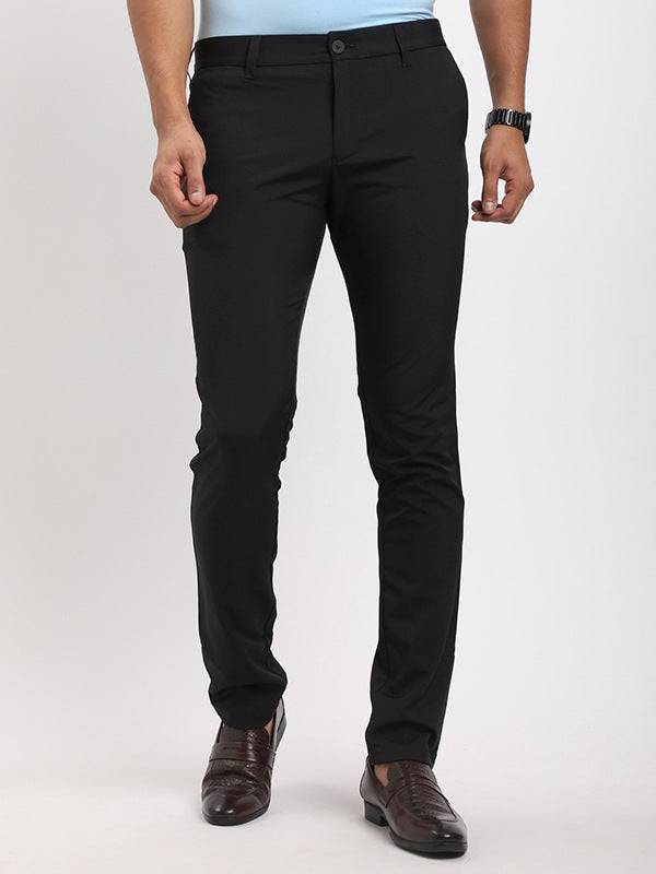 Men Urban Fit Cotton Stretch Trouser