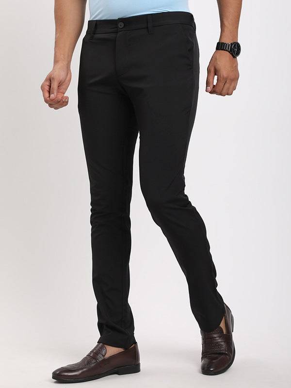 Men Urban Fit Cotton Stretch Trouser