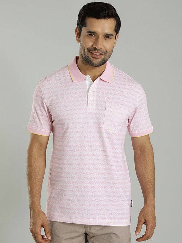 Men Printed Polo T-Shirt