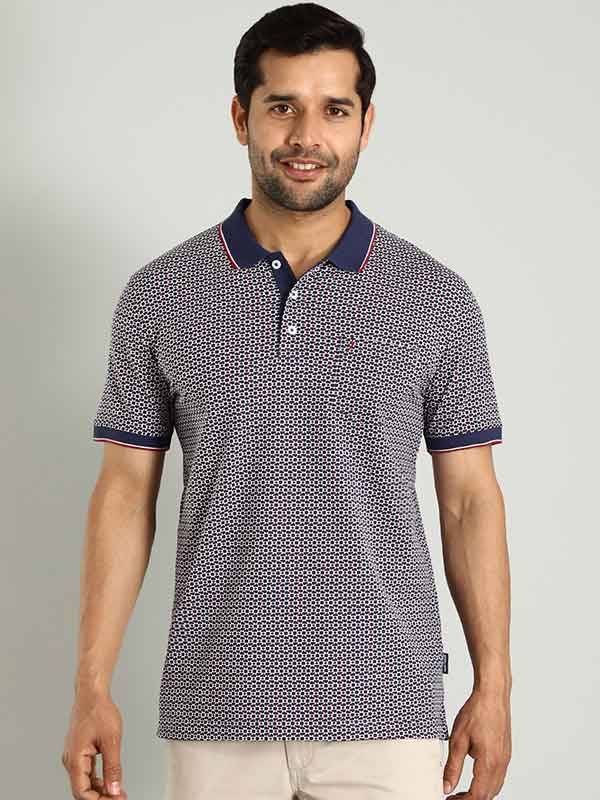 Men Printed Polo T-Shirt
