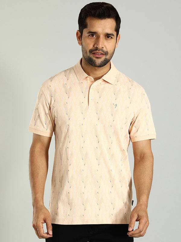Men Printed Polo T-Shirt