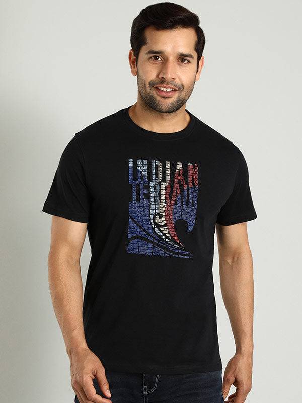 Men Graphic Crew Neck T-Shirt
