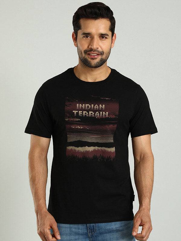 Men Graphic Crew Neck T-Shirt
