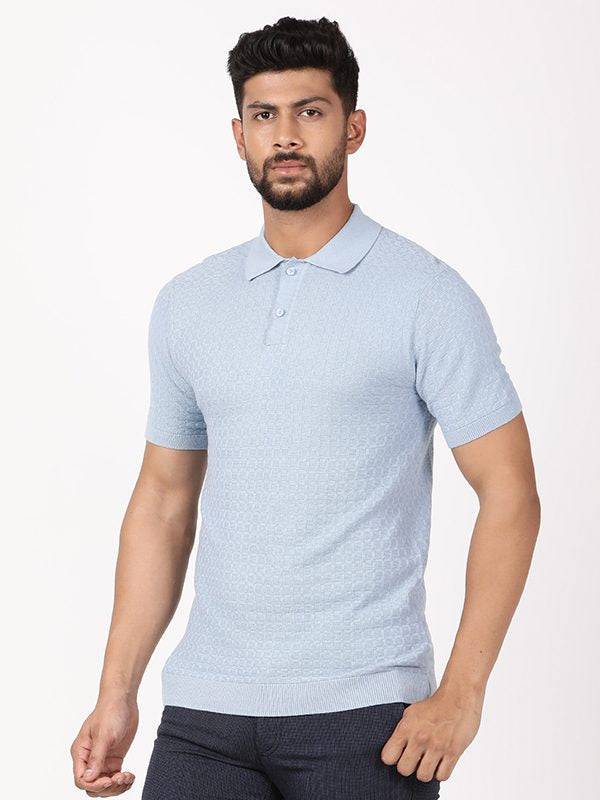 Men Solid Polo T-Shirt