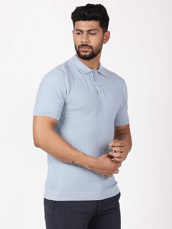 Men Solid Polo T-Shirt